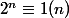 2^n \equiv 1 (n)